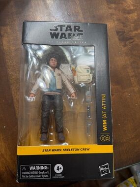 New Star Wars Skeleton Crew Action Figure - Tan Jacket, Blue Shirt, Black